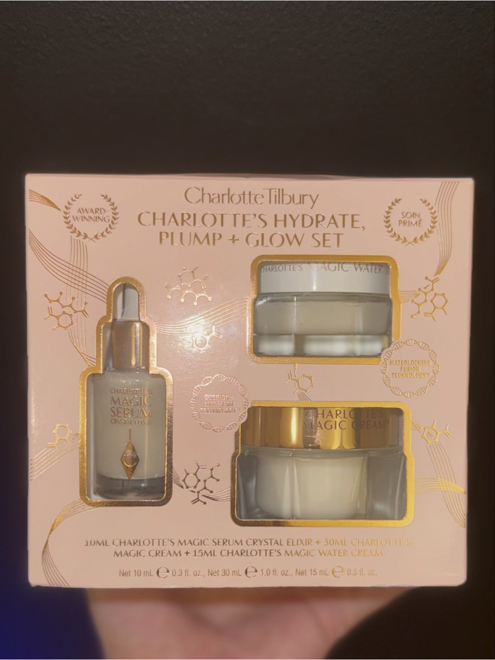 Charlotte Tilbury Hydrate, Glow Set (ONLY FOUR SET)
